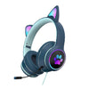 AKZ-022 RGB Gaming Headphone  – LED Light and Immersive Sound  (T23357) - Alqamarshop
