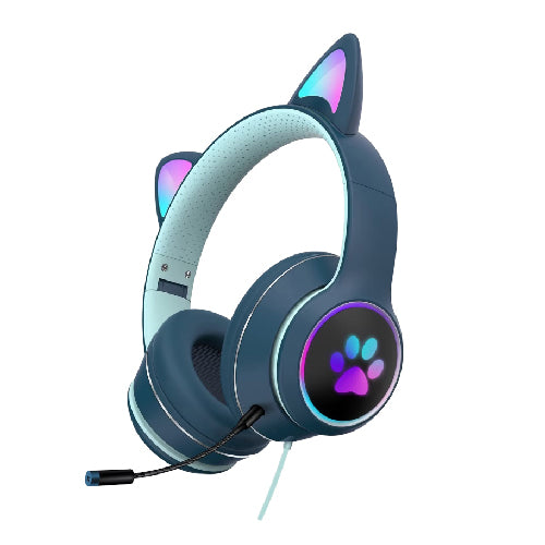 AKZ-022 RGB Gaming Headphone  – LED Light and Immersive Sound  (T23357)
