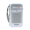 Panasonic FM/AM 2-Band Portable Receiver –  Model RF-P50D (Silver)