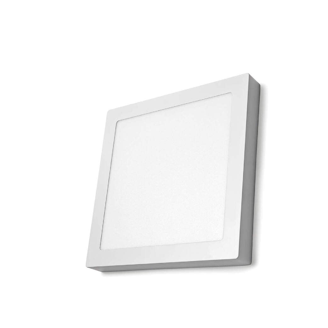 Ctorch AQ17117 18W Square LED Panel Light – Surface  Mounted Energy Efficient Daylight Ceiling Lamp (6500K)