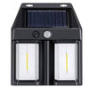 CL-228 Solar Sensor Wall Light – Dual Lamp PIR Motion  & Dusk-to-Dawn Outdoor LED Fixture