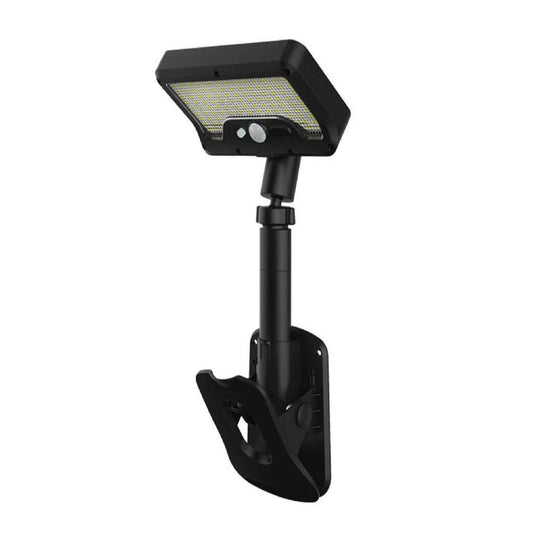 YX-672L-2 مصباح استشعار شمسي متعدد الوظائف بمشبك - مصباح LED خارجي موفر للطاقة يعمل بالحركة