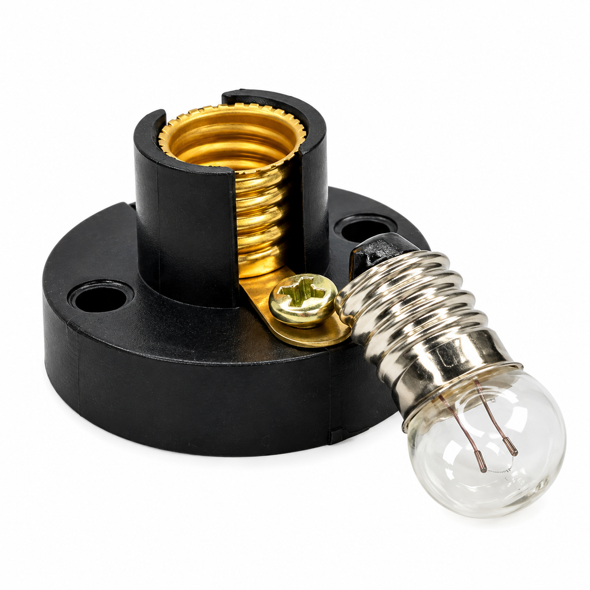 E10 Miniature Bulb 2.5V 0.3A with Screw Holder
