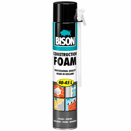 Bison Construction Foam 700ml Expanding Gap Filler 40-45L