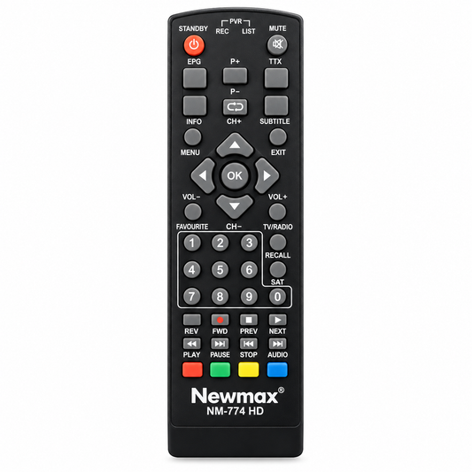 جهاز التحكم عن بعد NEWMAX لجهاز الاستقبال الفضائي NM-774HD