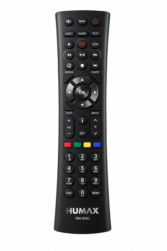 Humax Replacement Remote Control Fully Suitable for HD Nano and HD-Fox Devices RM-H04S