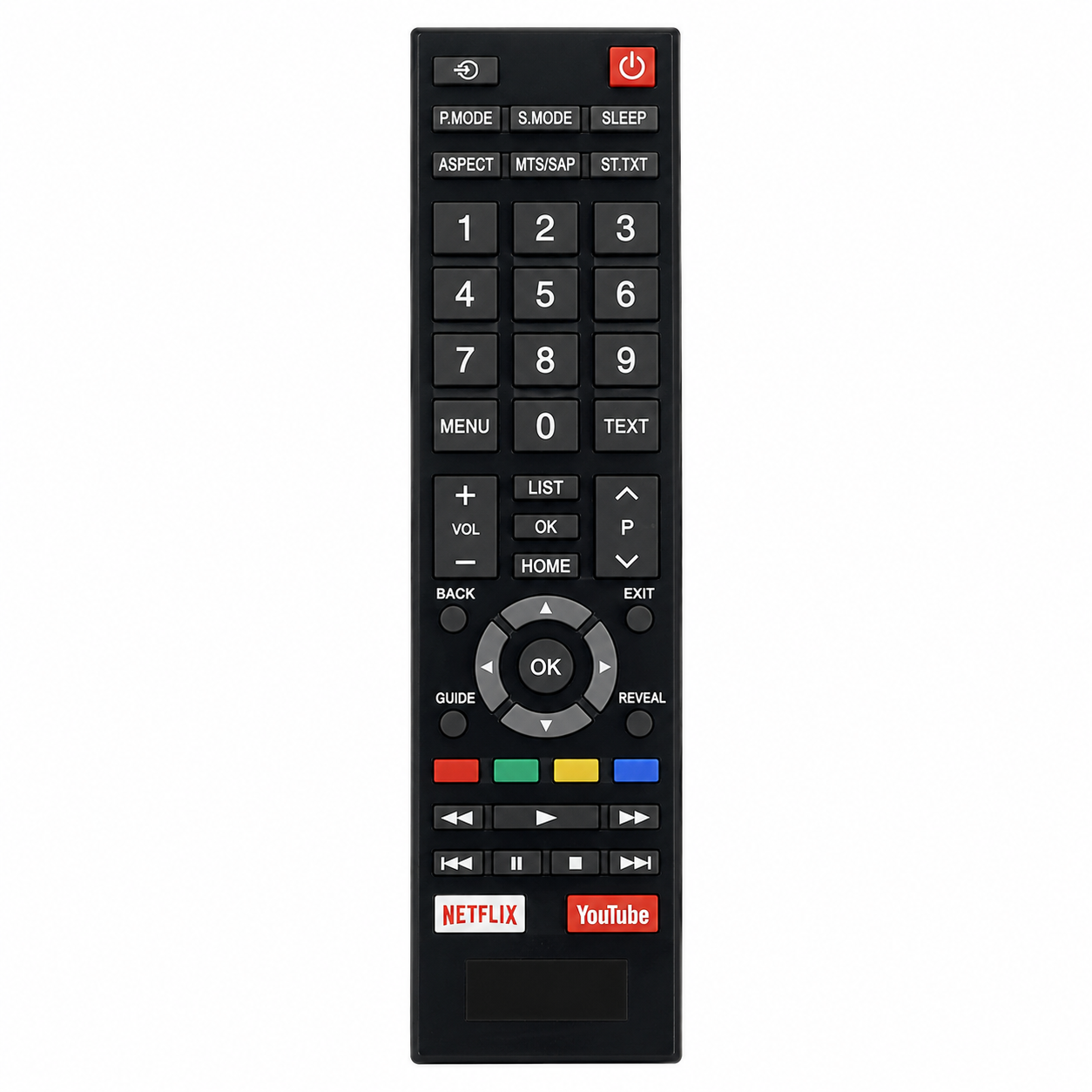 Remote Control – Compatible with Toshiba Smart TV Models CT-8547 & RM-L1625