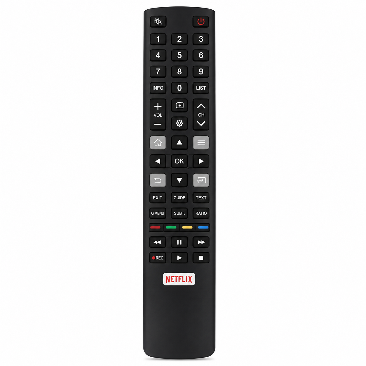 TCL LCD TV Remote Control Compatible Replacement