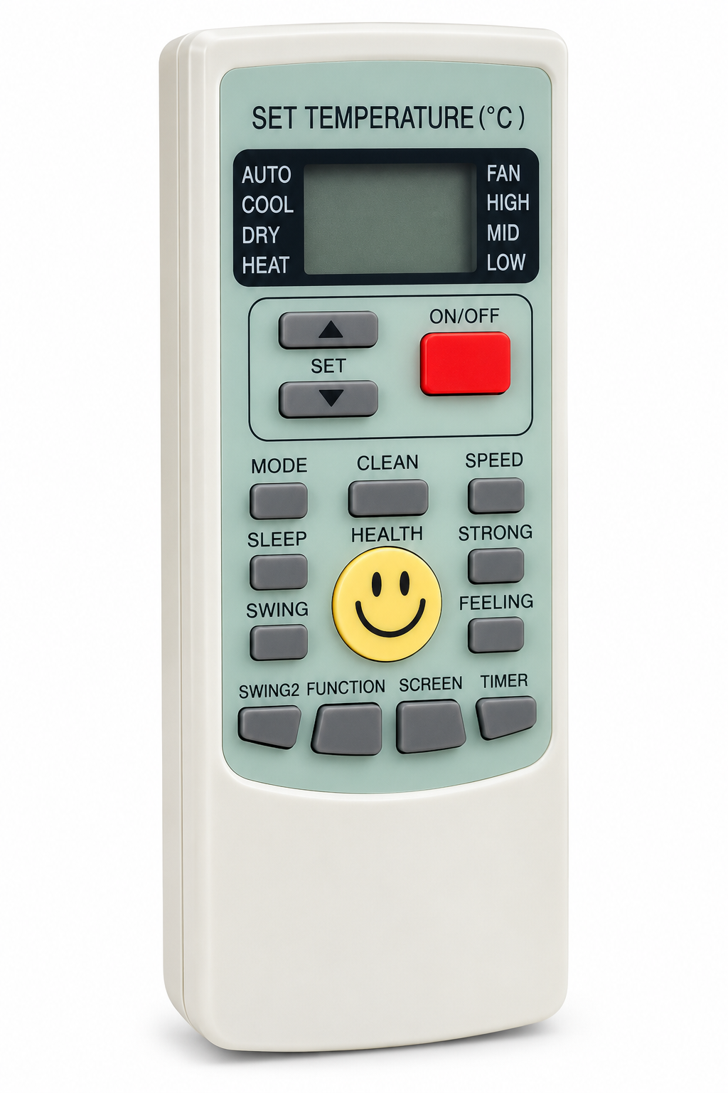 Replacement Remote fit for AUX Air Conditioner YKR-H/209E