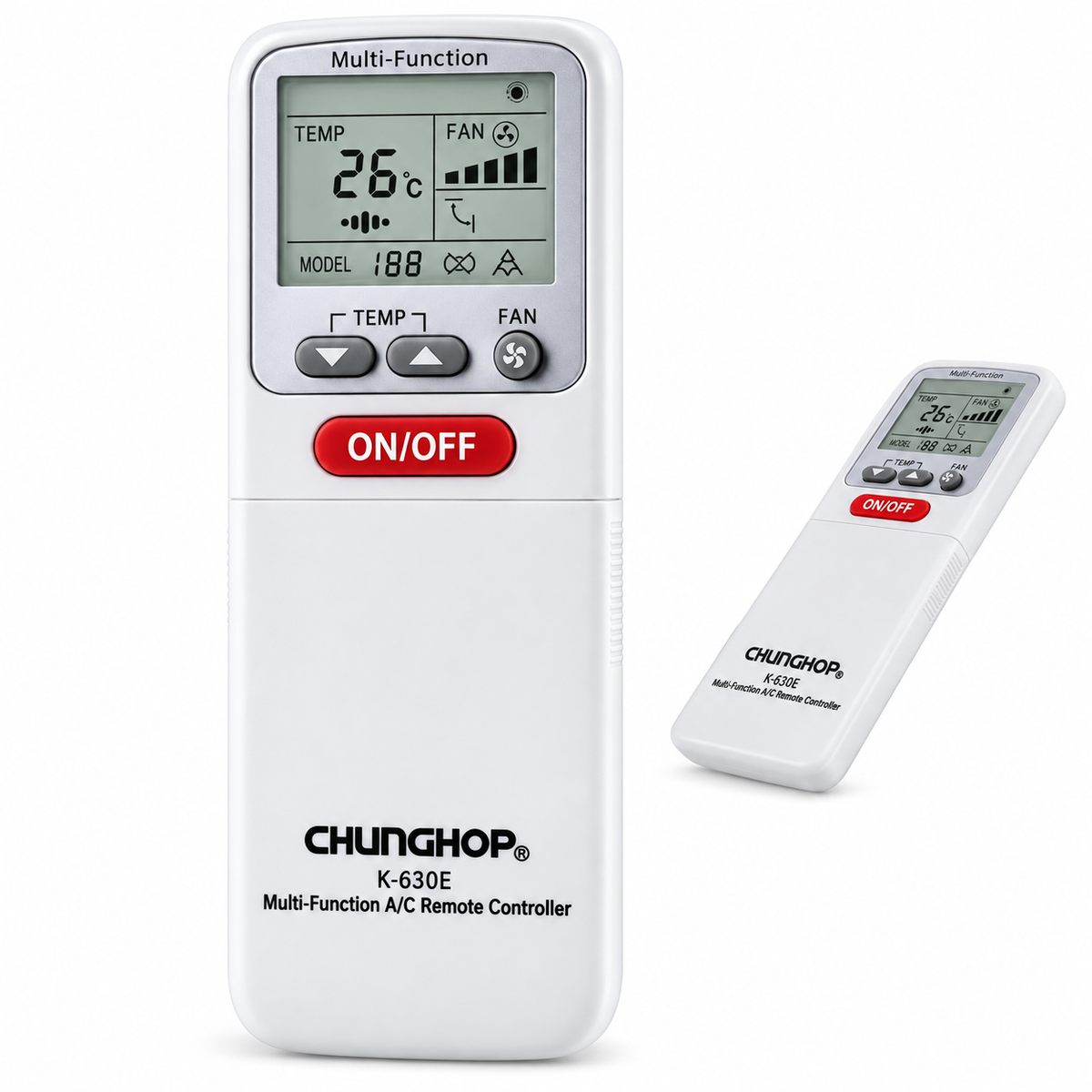 Chunghop K-630E Universal AC Remote Control with Slide Cover