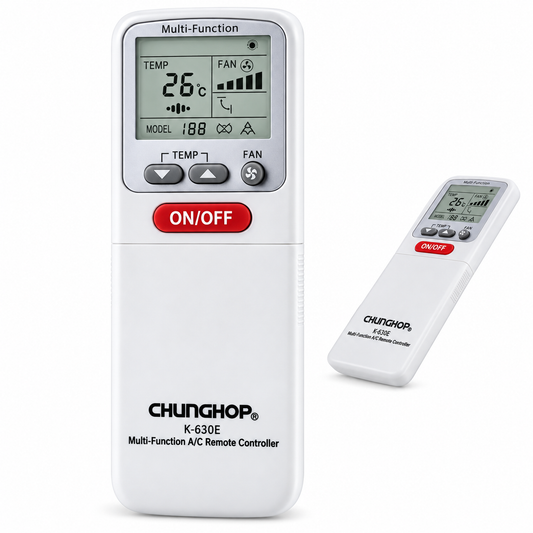 Chunghop K-630E Universal AC Remote Control with Slide Cover