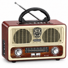 جهاز راديو Meier M-111BT 5.0BT FA/AM/SW3 Band DSP محمول وعالي الأداء (T24898)