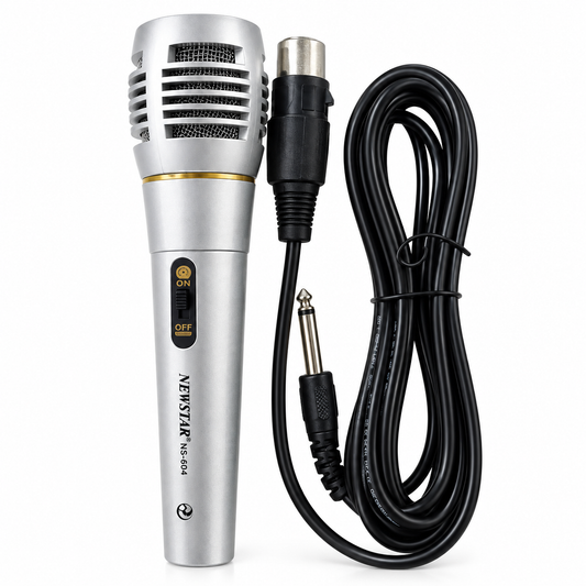 ميكروفون مكثف سلكي من نوع NewStar 88-C34، قلبي الشكل، محمول باليد، كابل طويل (T23762)