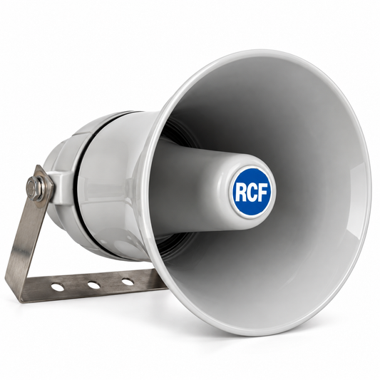 مكبر صوت RCF HD210/T بقوة 30 واط مقاوم للعوامل الجوية لأنظمة الإذاعة العامة والإنذار (T27330)