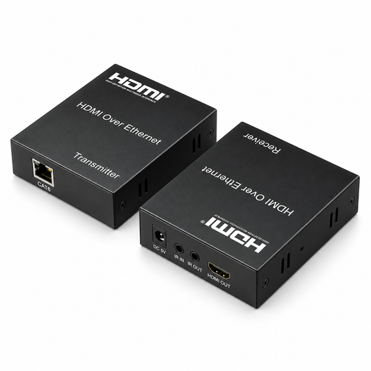 موسع HDMI عبر الإيثرنت لنقل بيانات 4K فائقة الوضوح حتى مسافة 120 مترًا (T19690)