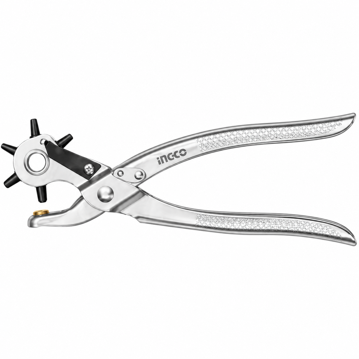 INGCO HLHP01 Leather Hole Punch Pliers 6 Sizes 2.5-5mm