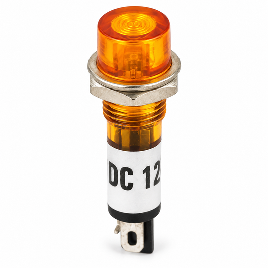 XD7-1 7mm Power Indicator Lamp 220V 2-Pin