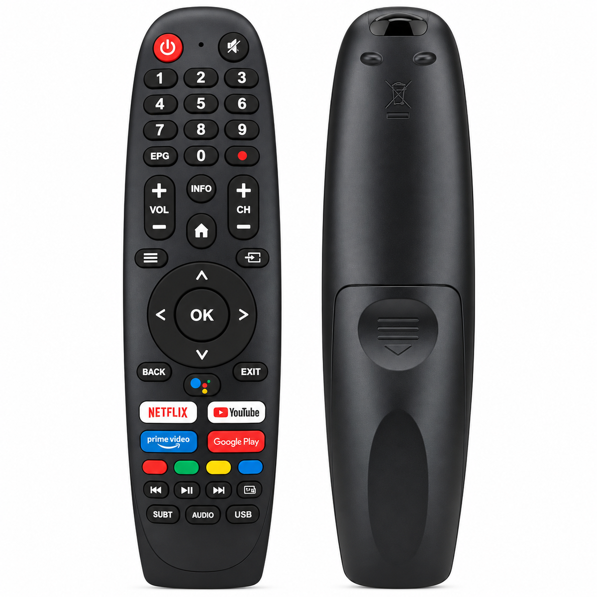 Orca TV Remote Control – Replacement for Orca Smart, LED & LCD TV