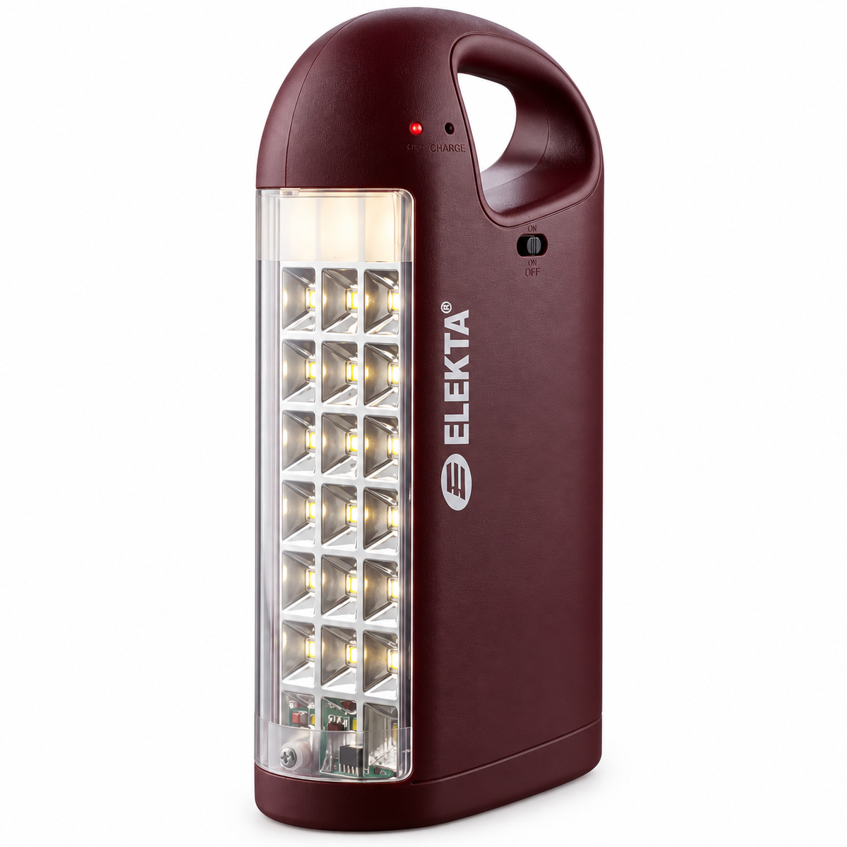 فانوس طوارئ قابل للشحن من ELEKTA ELEDE-1007 - 24 مصباح LED بولاريس