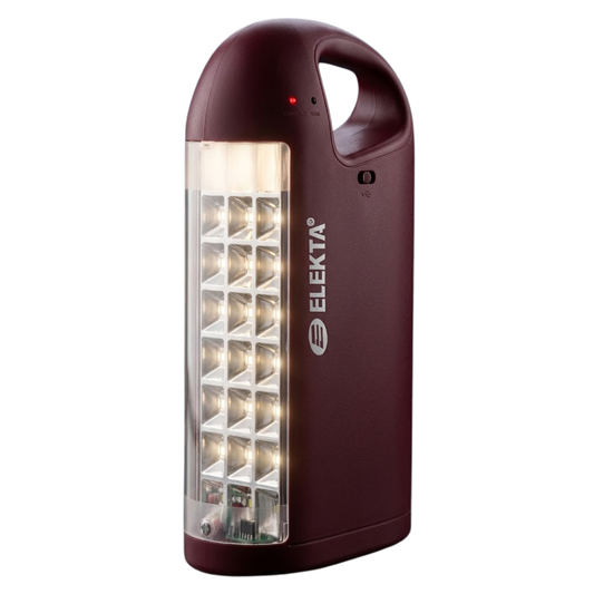 فانوس طوارئ قابل للشحن من ELEKTA ELEDE-1007 - 24 مصباح LED بولاريس