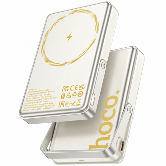 شاحن متنقل لاسلكي HOCO Q36A Sunlight بسعة 10000 مللي أمبير، يدعم الشحن السريع PD بقوة 20 واط