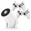 Mini Game Projector M300 4K HD 3D Android Projector with Wi-Fi 6 and Bluetooth 5.4