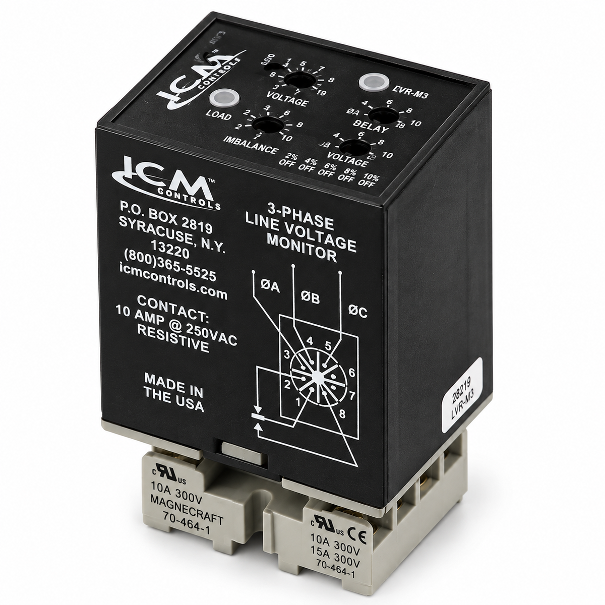ICM Controls ICM408 3-Phase Line Voltage Monitor