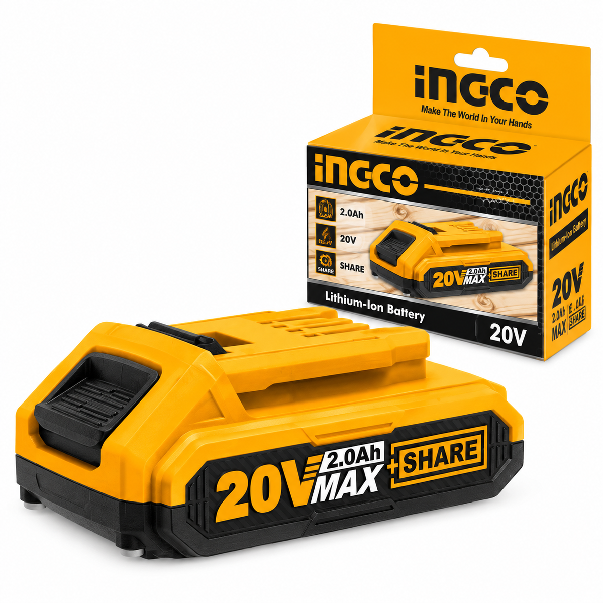 INGCO P20S 20V Lithium-Ion Battery Pack