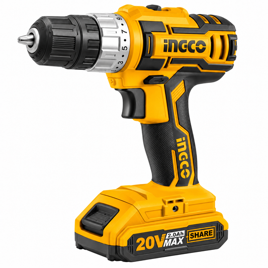 INGCO CIDLI1228 12V Compact Cordless Impact Drill