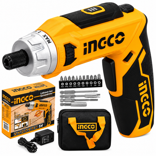 INGCO CSDLI0801 8V Cordless Screwdriver with Work Light