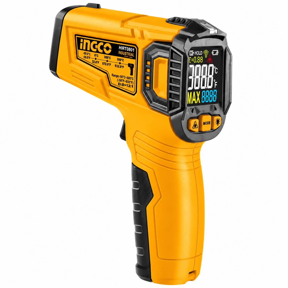 Ingco HIT010381 Infrared Thermometer -50 to 550°C