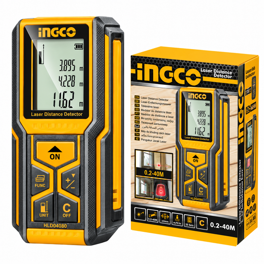 INGCO HLDD0601 60m Laser Distance Meter Area & Volume Measure