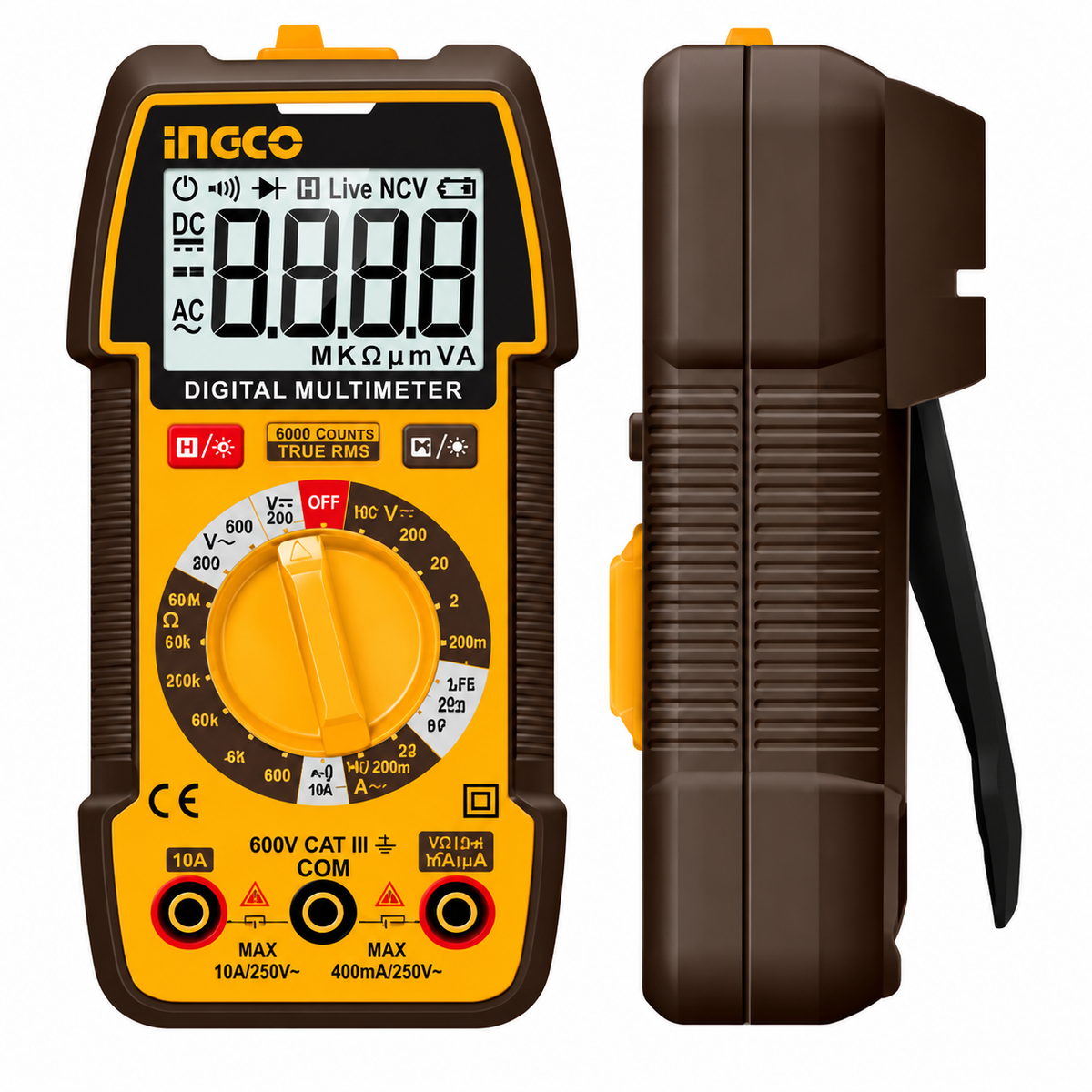 INGCO DM36002 CAT III 600V Digital Multimeter