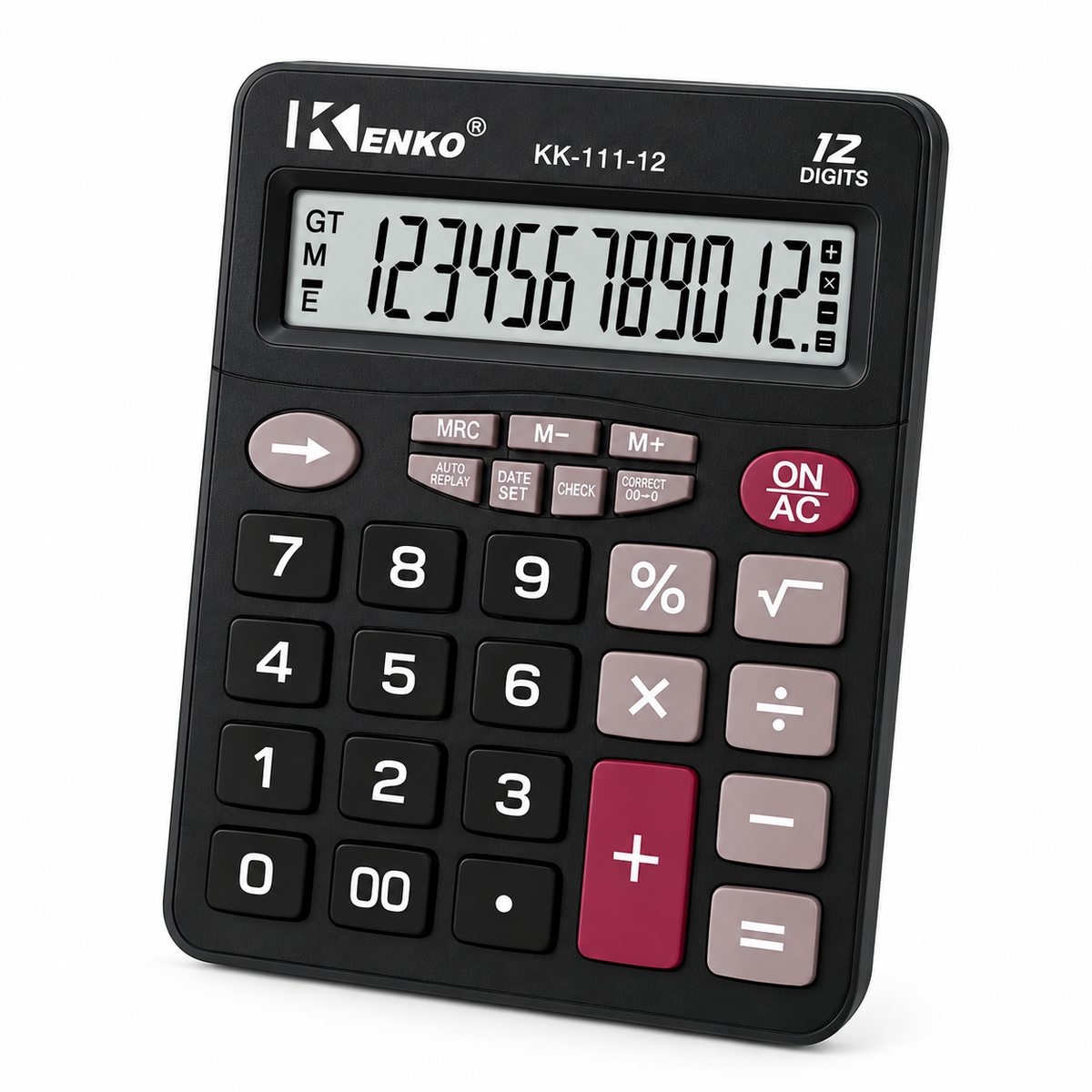 Kenko CT-111-120 12-Digit Electronic Calculator Large Display