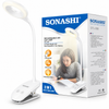 Sonashi STL-006 Rechargeable LED Clip Lamp 1200mAh Touch