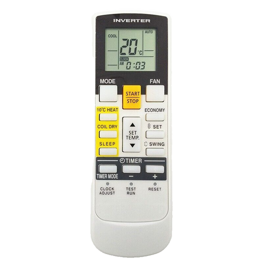 Fujitsu AR-RY12 AC Remote Control – Replacement Air Conditioner Remote