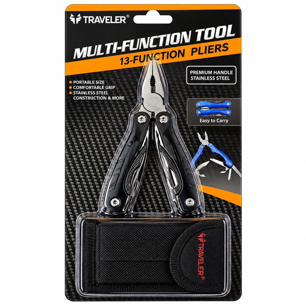 Professional 13-in-1 Multi-Function Pliers Tool XMT608