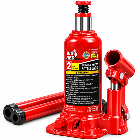 BIG RED Torin Hydraulic Welded Bottle Jack 6 Ton T90403B