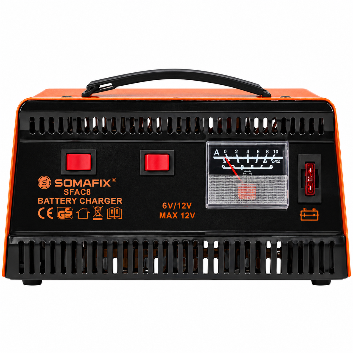 Somafix SFAC8 12V 8A Battery Charger 143W for Lead-Acid Batteries