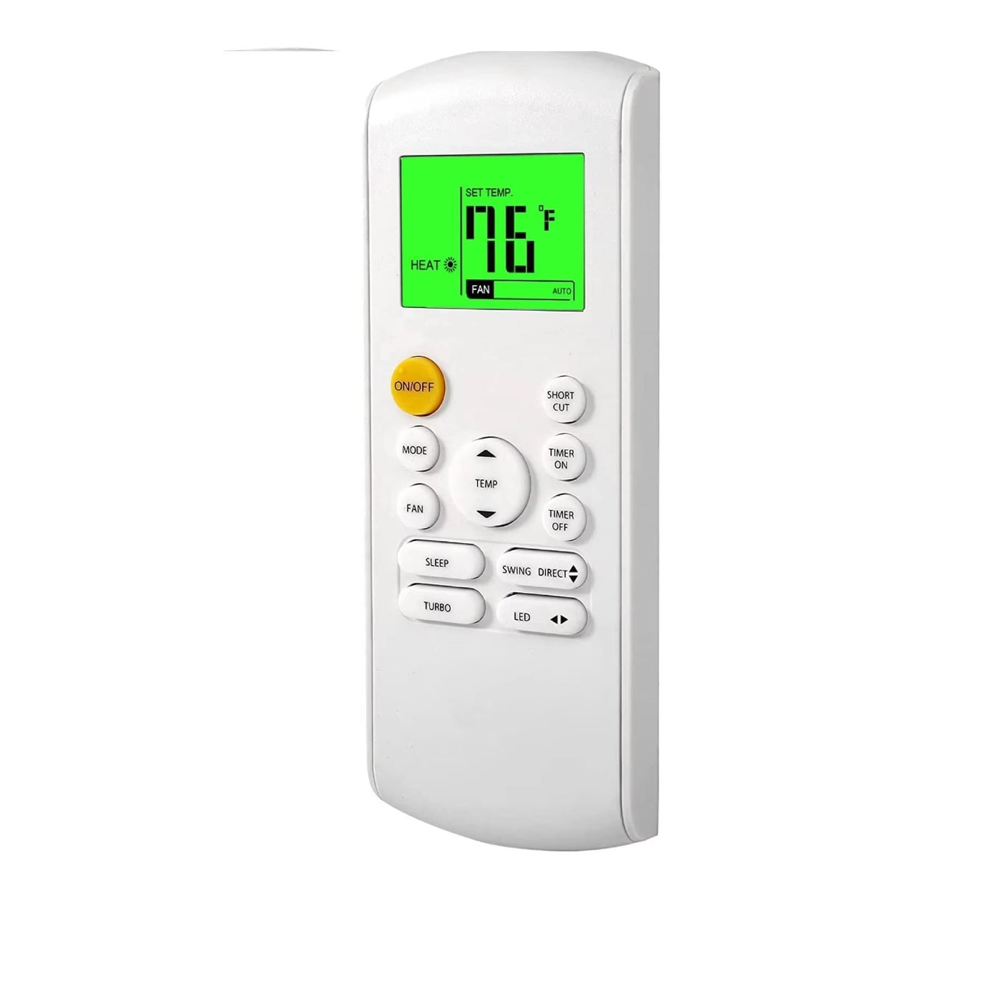 Air Conditioner Remote Control for Midea Split AC – Compatible with RG57A7/BGEF, RG57A6/BGEFU1 & RG57B/BGE