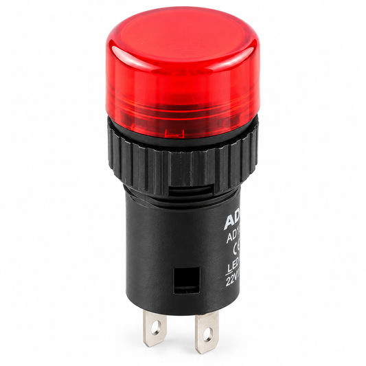 AD16-16E 16mm Power Indicator Lamp 220V 2-Pin