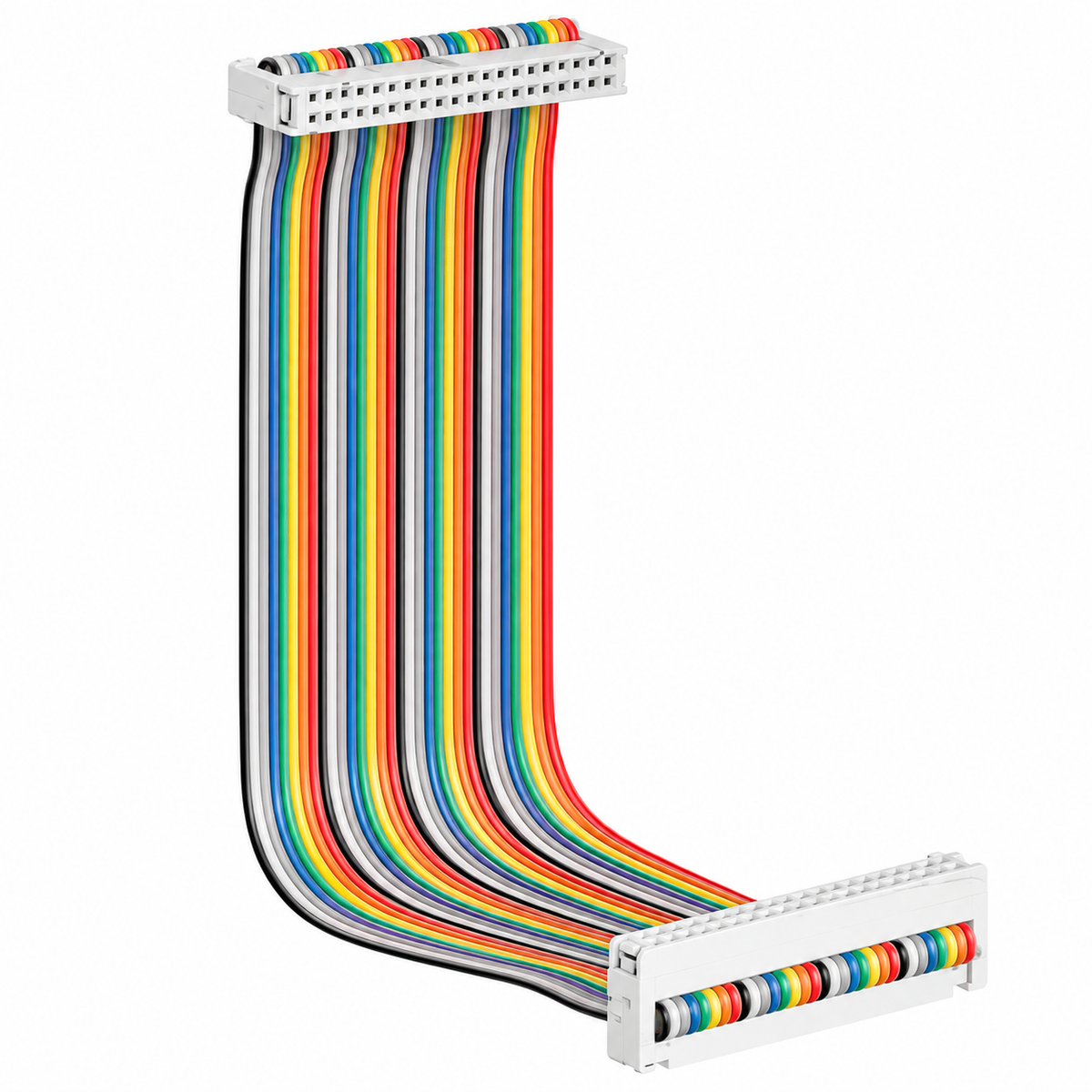 كابل شريطي GPIO بـ 40 سن، أنثى إلى أنثى، لجهاز Raspberry Pi