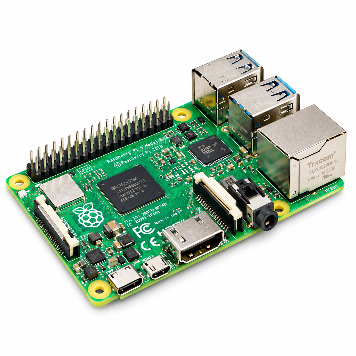 Raspberry Pi 3 Model B+ Single Board Computer