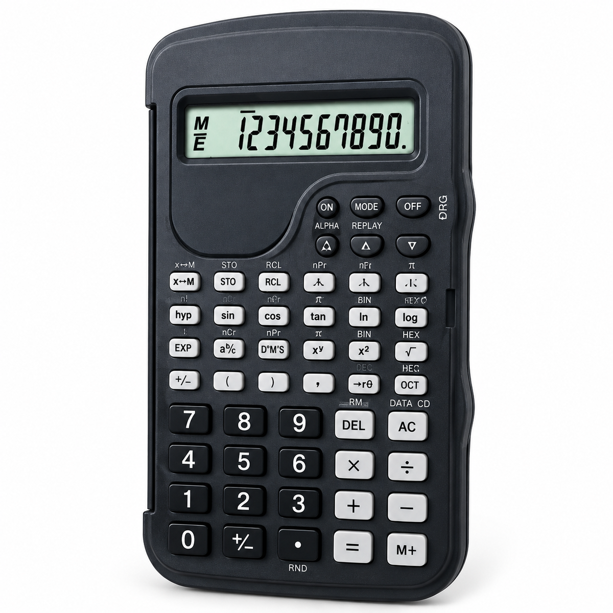 آلة حاسبة علمية كينكو KK-105B بشاشة عرض من 10 أرقام، آلة حاسبة محمولة متعددة الوظائف (T27688)