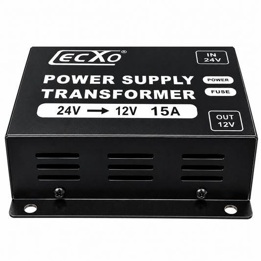 Lexco 24V to 12V 15A Car Power Converter
