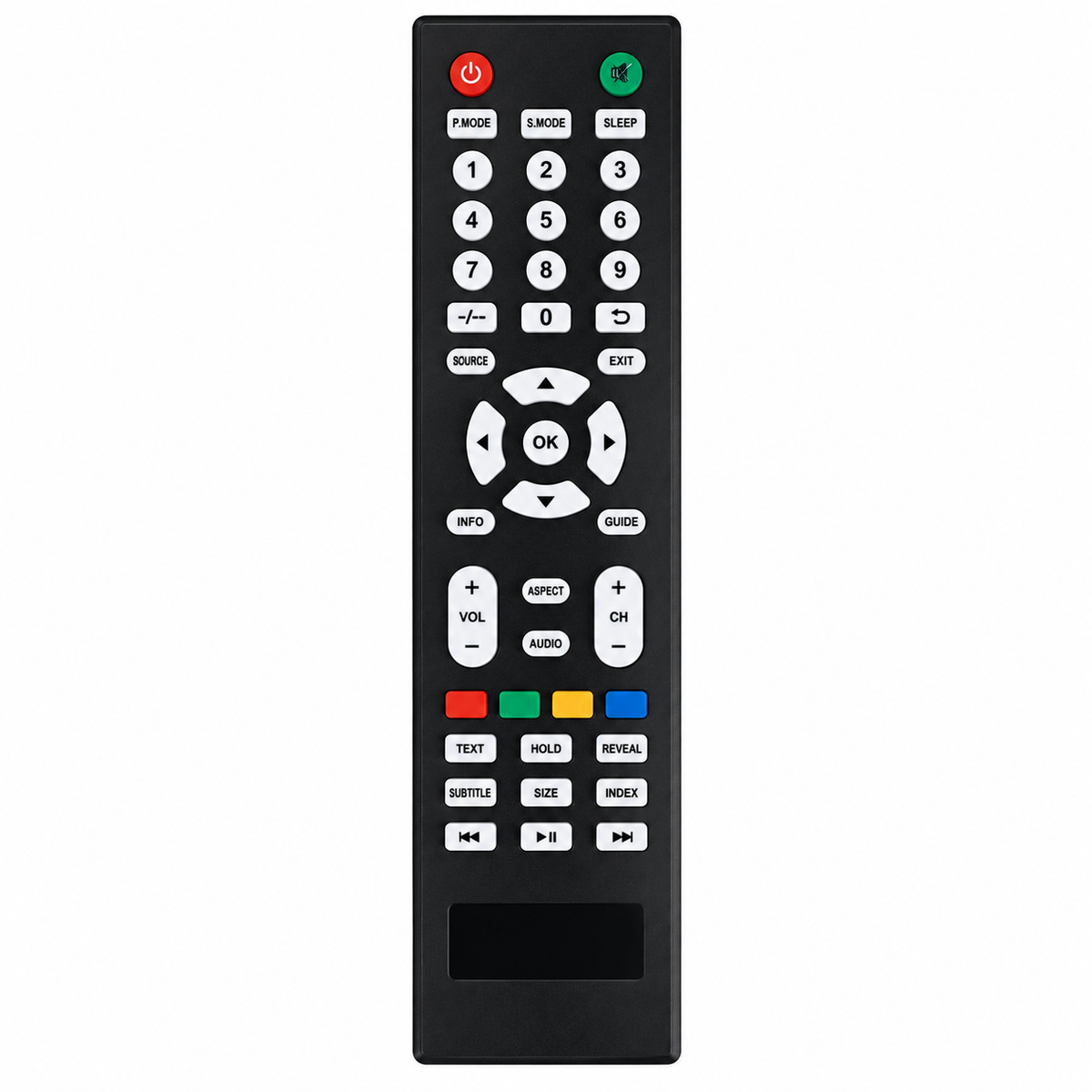Wansa TV Remote Control – Replacement for Wansa LCD & LED TV (T19812)