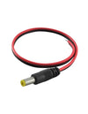 DC male Jack to Open Wire Adapter Cable 0.30 m - Alqamarshop