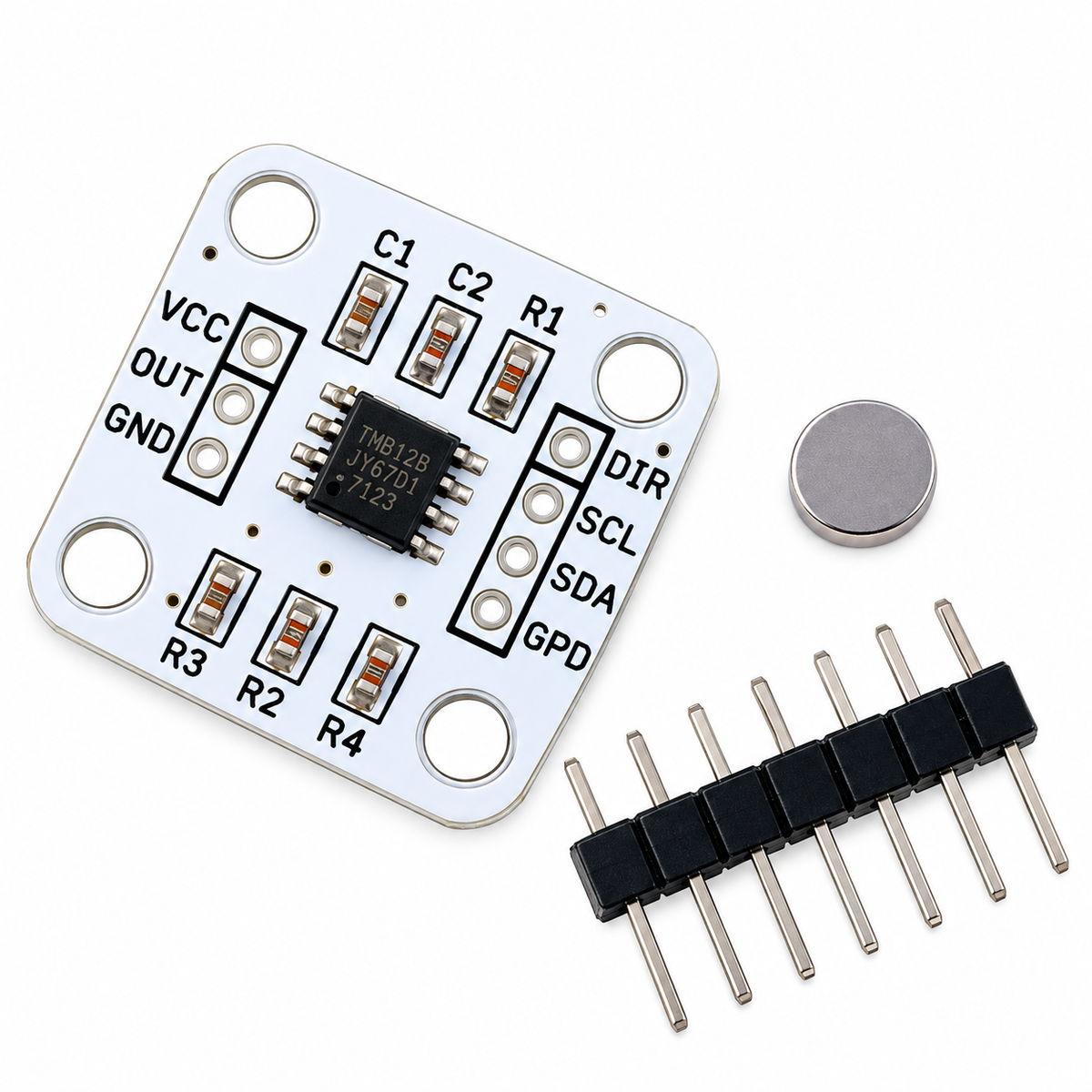 AS5600 Magnetic Encoder 12-Bit Angle Sensor Module I2C