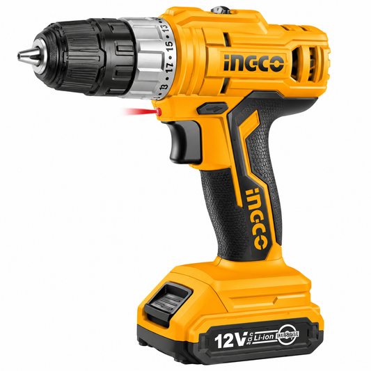 INGCO 20V Lithium-Ion Cordless Drill with 1 Battery