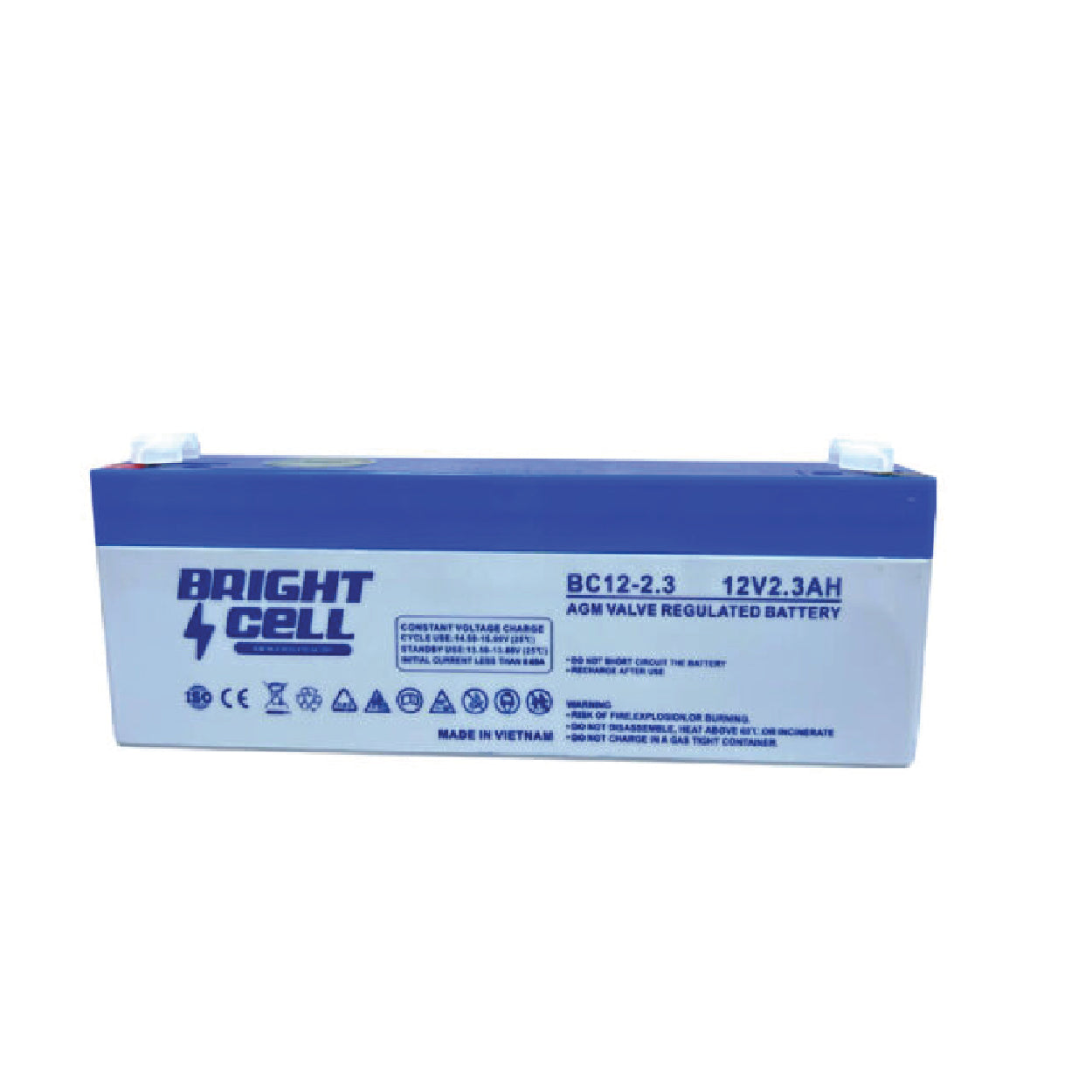 Bright Cell BC12-7 12V 7Ah VRLA AGM VALVE  regulated Lead-Acid Battery